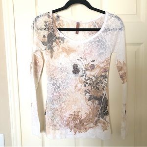 NEW Long Sleeve Sheer Tee Long sleeve top NWOT